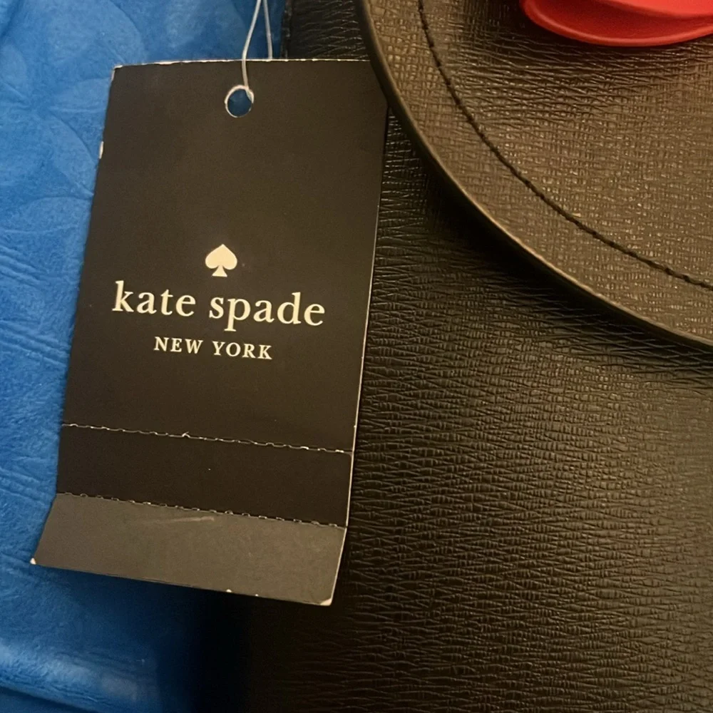 disney x kate spade new york minnie mouse crossbody black red bow - Picture 5 of 5